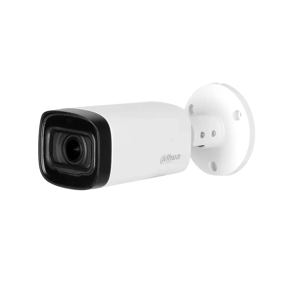 DH-HAC-HFW1500RN-Z-IRE6. Cámara HDCVI 5MP tipo bullet IR 60m lente vari focal motorizado de 2.7 a 12mm