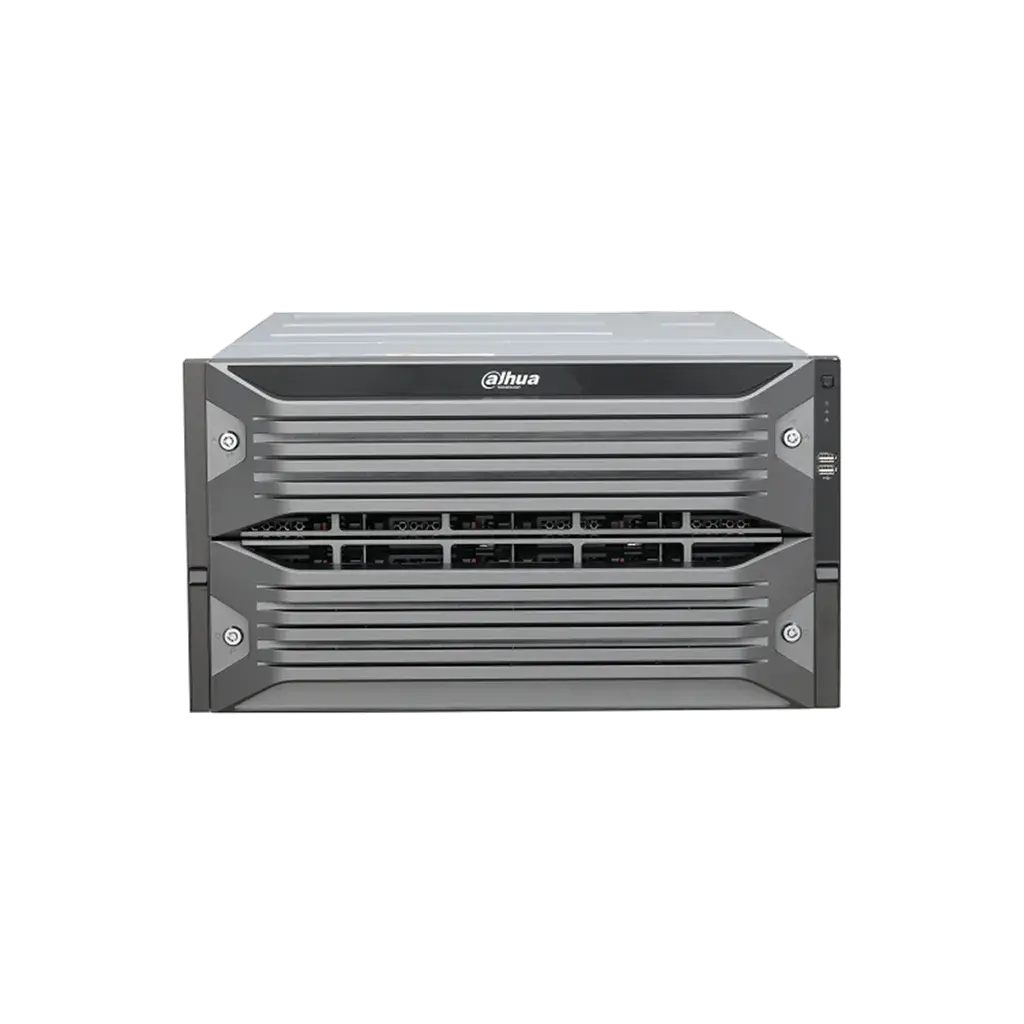 DHI-EVS5148S-S2. Almacenamiento de video integrado Dahua de 48 Bahías, soporta discos de hasta 20TB hot swap, soporta hasta 320 canales de video (sin sobrepasar el bandwidth)